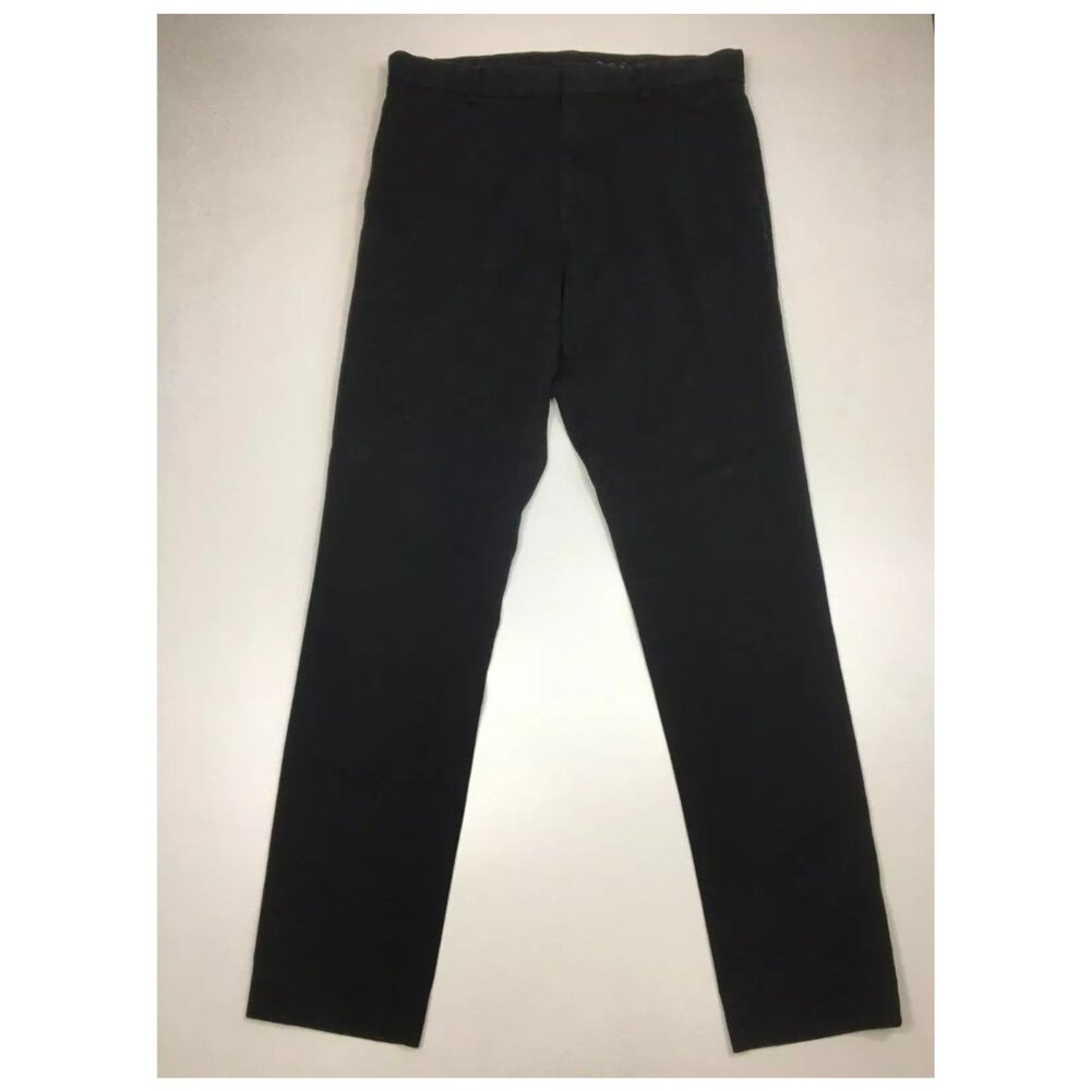 COS Black Cotton Chino Slacks Dress Pant